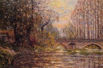 馬尅西姆 莫福拉 Sunset on the Loir, Lavardin 馬尅西姆 莫福拉 Sunset on the Loir, Lavardin